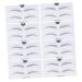 NOLITOY 2 Cosmetology Kit Eyebrow Stencils Beauty Eyebrow Card Eyebrow Stickers Card A607 Portable