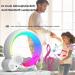 Buy Bammare LED Bedside Lamp & Alarm Clock - Smart App-Controlled Sunrise Light Bluetooth Speaker 16 Million Colors & 256 Patterns - Buy Online on GoSupps.com