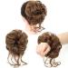 Risbel Super Long Tousled Messy Bun Hair Updo Extension for Women - Synthetic Chignon Hairpiece with Elastic Band | Curly Wavy Ponytail Scrunchie (CXFQ-12) - Buy Online on GoSupps.com