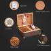 Humidors Cigar Humidors Cigar Alcohol Raising Box Cedarwood Woven Strip Large Capacity Moisturizing Cabinet Can Store 50 Cigars (Color : Brown Size : 12 * 22 * 29.5cm) 12*22*29.5cm Brown - Buy Online on GoSupps.com