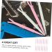 Gogogmee 100pcs Double Eyelid Y-shaped Fork Eyelid Tape Sticks Eye Makeup Tools Ktape Cosmetics Abs Make up - Buy Online on GoSupps.com