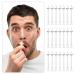DecBlue Nose Wax Sticks 60Pcs Nose Wax Applicator Sticks for Nostril Nasal Cleaning Ear Eyebrow for Men Women Plastic Nose Wax Applicators for Painless Nose Hair Removal 60 Count (Pack of 1)