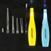 Earlywish Professional Upgraded 6.75" Long Tonsil Stone Removing Tool LED Light 2 Sets Color Blue + Yellow 5 Tips Each Color + 1 Stainless Steel Tonsillolith Pick + 1 Irrigation Syringe Oral Clean Blue+yellow - Buy Online on GoSupps.com