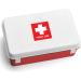 Emergency First Aid Sticker 4x4 Inches (4-Pack) - Water-Resistant First Aid Decal for Indoor & Outdoor Use - Buy Online on GoSupps.com