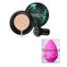 Sunisa 3 in 1 Air Cushion CC and BB cream Waterproof foundation 1 Beauty Blender (Set of 2)