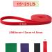 Buy 100% Latex Resistance Bands - Fitness Straps for Muscle Building Yoga & Pilates - 15-25lb Red Strength Training Band - Buy Online on GoSupps.com
