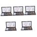FOMIYES 5 Sets Eyebrow Powder Set Eyebrow Makeup Cosmetic Lady Cosmetic Eyebrow Pencil Eyebrow Stickers