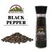 Himalayan Chef Black Peppercorns Glass Grinder 6.4 oz - Premium Quality Peppercorns for Gourmet Cooking - Single Pack - Buy Online on GoSupps.com