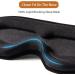 Sireck 3D Sleep Mask - 100% Light Blocking Eye Mask for Men & Women - Includes Travel Pouch - Buy Online on GoSupps.com