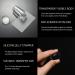MTDBAOD Nail Art Stamper Set - Clear Silicone Jelly with Lid & Scraper for DIY French Nails | 2Pcs Transparent Nail Art Tools - Buy Online on GoSupps.com
