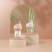 Breast-Like Glass Baby Bottle 6 oz - Anti Colic, Wide Neck, 3 Months+, 2 Pack (Pink) - Buy Online on GoSupps.com