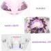 POPETPOP 1pc Nail Art Crystal Cup Glass Container with Lid Nail Powder Dish Nail Monomer Liquid Bowl Glass Nail Dish Transparent Nail Polish Crystal Nail Art Cup White Crystal Cup Bowl Care 5.5x5.5cm Pink - Buy Online on GoSupps.com