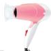ADITAM Compact Hair Dryer Can Be Folded Light and Compact Two-Speed Wind Speed up Drying Save Time Product Color: Blue Pink/Pink Double The Comfort