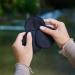Pandoo Black Reusable Organic Cotton Pads | Eco-Friendly Make-Up Remover | 10 Washable Pads + Bags - Buy Online on GoSupps.com