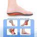 High Arch Support Insoles for Men & Women | Plantar Fasciitis Relief | Anti-Odor Orthotic Insoles for Arch Pain | Size M 8.5-10.5 Men / 9.5-11.5 Women - Buy Online on GoSupps.com