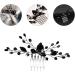 MAGICLULU Black Crystal Hair Accessories Bridesmaid Hair Accessories Bridal Headwear Women Insert Comb Elegant Bride Headdress Inserted Hair Comb Bride Hair Accessories Crystals Hair Comb - Buy Online on GoSupps.com