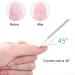Luoshapucy 2-Piece Nail Shaver Set | Double-End Stainless Steel Nail Cleaner & Skin Remover for Manicure & Pedicure - Buy Online on GoSupps.com