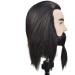 Real Human Hair Training Head - Adjustable Female Tailor Puppet for Hairdressing Perming and Coloring - Buy Online on GoSupps.com