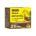 Voll Pro- High Protein 21g Protein Bar Whey Protein & Plant Protein Blend with Herbs - Ashwagandha Flaxseeds Moringa No Added Sugar - 21g Protein Bars Pack of 6 x 70g 6.4g Fiber Probiotics & BCAA