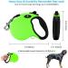 Philorn 5m Reflective Retractable Dog Leash for Medium & Large Dogs | Flexible One-Button Block | Non-Slip Handle | Up to 50kg - Green - Buy Online on GoSupps.com
