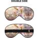 Light Romantic Flowers Print Unisex Eye Mask | Soft Comfortable Light-Blocking Sleep Mask for Restful Sleep - Buy Online on GoSupps.com