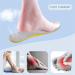 Supination Insoles for Men & Women | Orthotic Inserts for Flat Feet & Bowed Legs | Corrective Heel Wedge Insoles (Size 43-45) - International Shipping Available - Buy Online on GoSupps.com