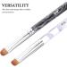 NOLITOY 2pcs Nail Art Pens Nail Brush Double Head Nail Dotting Pen Salon Nail Pen Nail Polish Brush - Buy Online on GoSupps.com