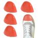 Wllhyf Schuh filler inserts for loose shoes 2 pairs of toe filler inserts toe pillow inserts shoes too large insole adjustable shoe pads for women and men (orange)