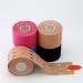 Perforated Muscles Sports Tape Therapeutic Care Elastic Bandage Breathable 5CM*5M Sports Kinesiology for Muscle Joints Physical Therapy Tape for Knee Ankle Shoulder Plantar Fasciitis 2 Rolls Pink - Buy Online on GoSupps.com