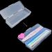 8-Piece Clear Manicure Tool Box for Nail Art - Transparent Plastic Organizer Case (7.1x1.96x1.18) - Buy Online on GoSupps.com