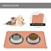 Reopet Silicone Pet Feed Mat - Waterproof Dog & Cat Mats with Elevated Edges - 47 x 30 cm Light Salmon - Ideal for Mess-Free Feeding - Buy Online on GoSupps.com