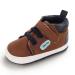 MASOCIO Baby Boy First Walking Shoes Infant Toddler Trainer Soft Sole Anti-Slip Prewalker 3-6 Months Brown
