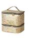 Sac Pour Vernis Semi Permanent tui de transport Double couche sac de rangement en PU tui de rangement Portable for vernis ongles maquillage lampe ongles ongles en Gel Kits de vernis ongl Golden