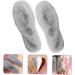 Mobestech Fluffy Soles for Women | 4 Pairs Faux Rabbit Fur Insoles | Cozy Holiday Shoe Inserts | Universal Fit Grey 28x10cm - Buy Online on GoSupps.com