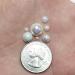 Chenkou Craft 3000PCS White AB Round Flatback Pearls | Loose Beads Gem | 1 Box Half Ball Beads - Buy Online on GoSupps.com