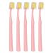 Braces toothbrush interdental brush practical braces multidirectional application depth cleaning for home use (pink)