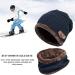 Unisex Winter Beanie Hat Scarf Set | Warm Knit & Fleece Lined | Two-Piece Set | E2 Multicolored | One Size - Buy Online on GoSupps.com