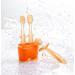FOKiiBO Baby Silicone Toothbrush Set with Teether & Finger Brush - Amber - Buy Online on GoSupps.com