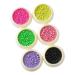 6 Bottles Metal Steel Balls Studs Nails Caviar Beads Macaron Art Beads for DIY Art Decorations Metal Caviar Nails Beads