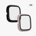 kwmobile Huami Amazfit GTS 2 Mini Cover Set - Dusty Pink/Black Tempered Glass & Plastic Frame (2 Pack) - Buy Online on GoSupps.com
