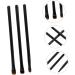 SOESFOUFU Eye Shadow Brush 3pcs Eyeliner Brush Makeup Brush Gel Eyeliner Brush Eye Makeup Makeup Tools Face Thin Line Eye Shadow - Buy Online on GoSupps.com