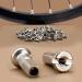 SENQI Bike Spokes Nipples End Caps - 36 Pcs Silver Decor for 14G Mountain & Road Bikes - Buy Online on GoSupps.com