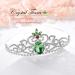 Green Diamond Rhinestone Tiara - Birthday Princess Tiana Crown | Lovelyshop - Buy Online on GoSupps.com