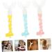 Minkissy Children's Manual Toothbrush Food-Safe Super-Soft 3 Pack in Different Colors for Gentle Cleaning - Buy Online on GoSupps.com
