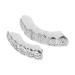 Toddmomy 1 Set Dreses Fake Teeth Halloween Trick Toy Devil Fangs Costume Cosplay Props Hip Hop Makeup