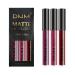 3Pcs Dark Red Purple Matte Liquid Lipstick Set | Long Lasting Waterproof Lip Gloss Gift | Matt Lipsticks for Women - Set01 - Buy Online on GoSupps.com