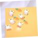 TEHAUX 100 Pcs Easter Ornaments Charms for Necklace Making Rabbit Pendant Charm Chinese Feng Shui Bead Jewelry Charms Pendant Enamel Charms Jewlery Metal Alloy Korean Version - Buy Online on GoSupps.com