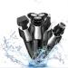 SID Electric Razor For Men 4 IN1 IPX7 Waterproof 4D Shaving Electric shaves (black)