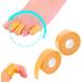 Mcvcoyh 2 X 500cm Heel Grip Tape Foot Care Sticker Adhesive Protector Pads to Prevention Blister and Foam Soft Cushion Protection for Toe/Finger Yellow