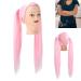 Buy Long-Haired Window Puppet - Hairdressing Practice Training Head for Students | Pink Hair Cosmetic Doll | International Shipping - Buy Online on GoSupps.com